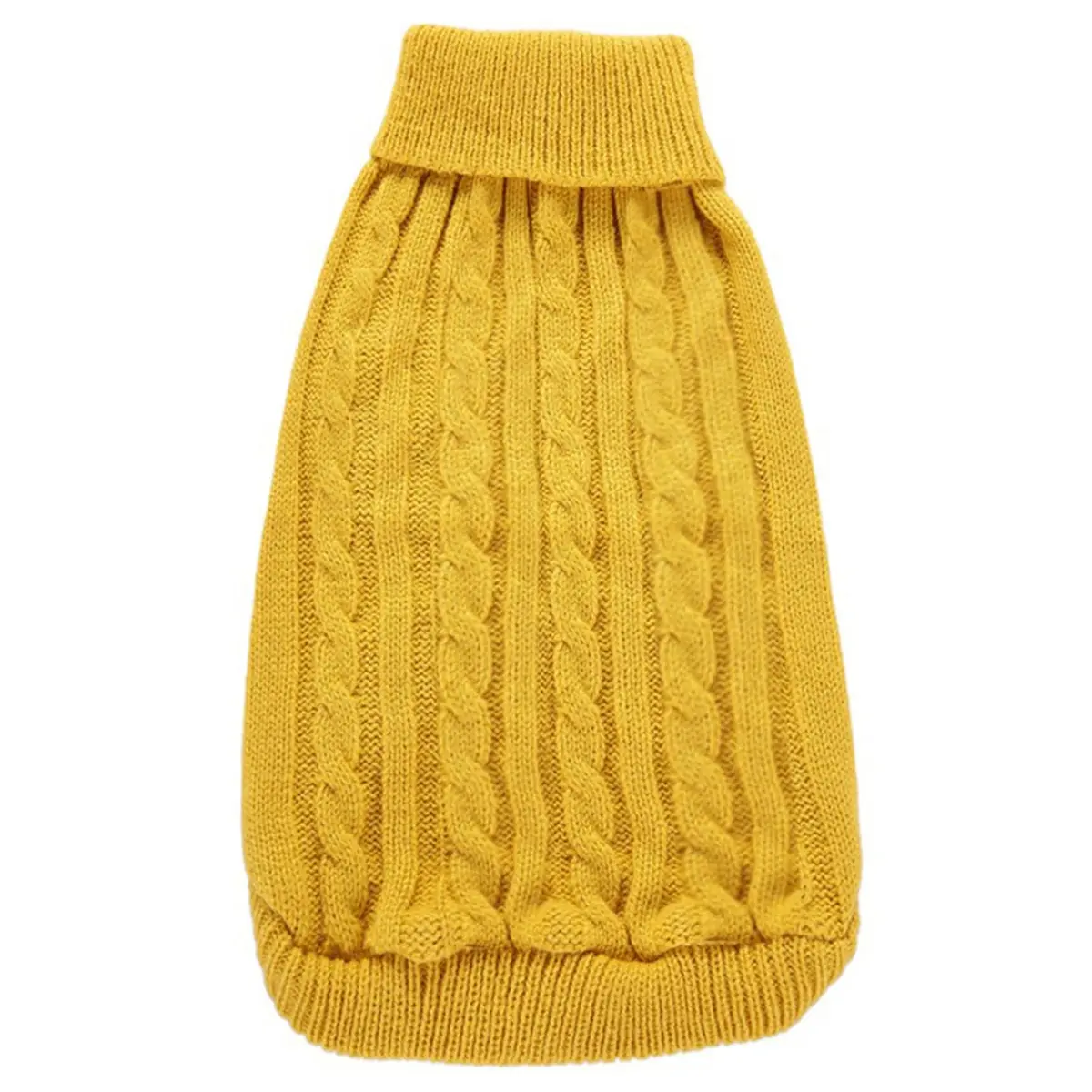 CHBORCHICEN Small Dog Sweater Turtleneck Pullover Winter Clothes | Knitted Acrylic, Warm & Breathable (70-120 chars) - view 7