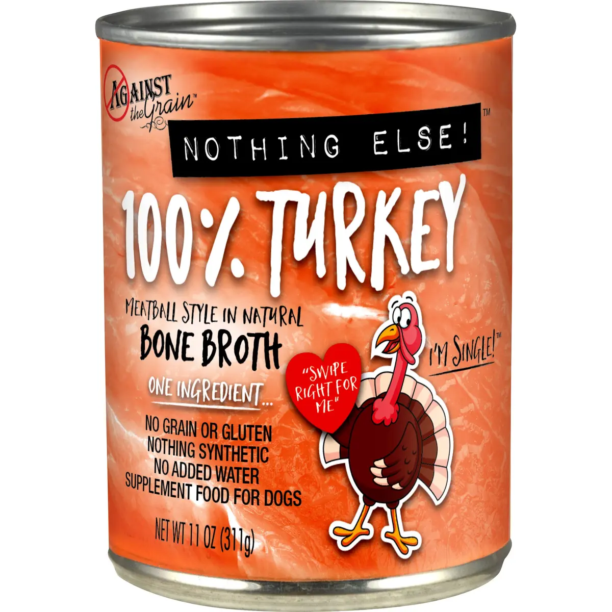 Evanger's Nothing Else! 100% Turkey Dog Food 12x11oz | Single-Ingredient, Grain & Gluten Free - main product image