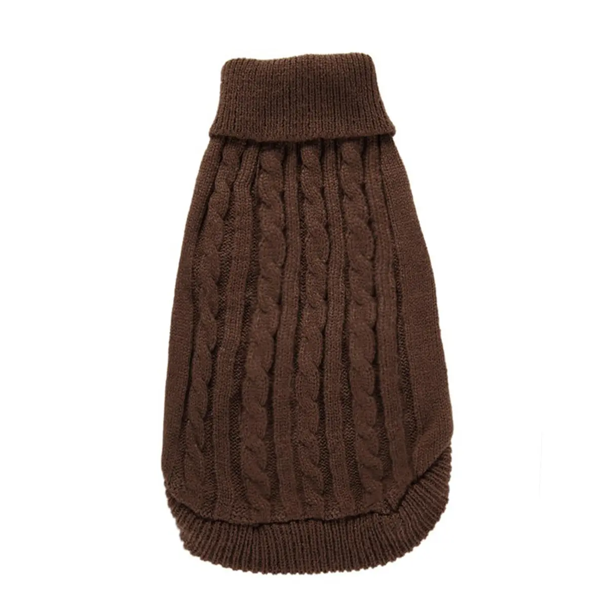 CHBORCHICEN Knitted Small Dog Sweater, Turtleneck Pullover | Warm Winter Puppy Clothes - view 6