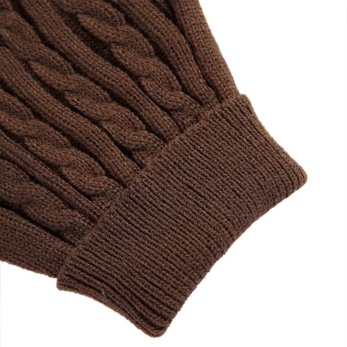 CHBORCHICEN Knitted Small Dog Sweater, Turtleneck Pullover | Warm Winter Puppy Clothes - view 8