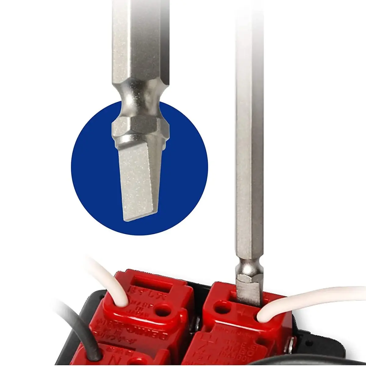 Anex 72-Gear Ratcheting Screwdriver with Ball Handle & Magnetic Bit Set 135mm (5.3") | Heavy Duty Japanese Tool - view 6