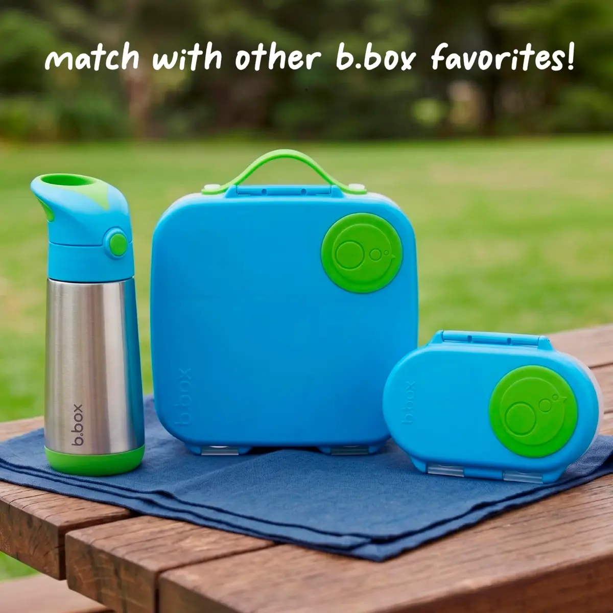b.box Insulated Water Bottle for Kids, 350ml (12 oz) Ocean Breeze | Keeps Drinks Cold 8 Hrs, Warm 6 Hrs - view 7