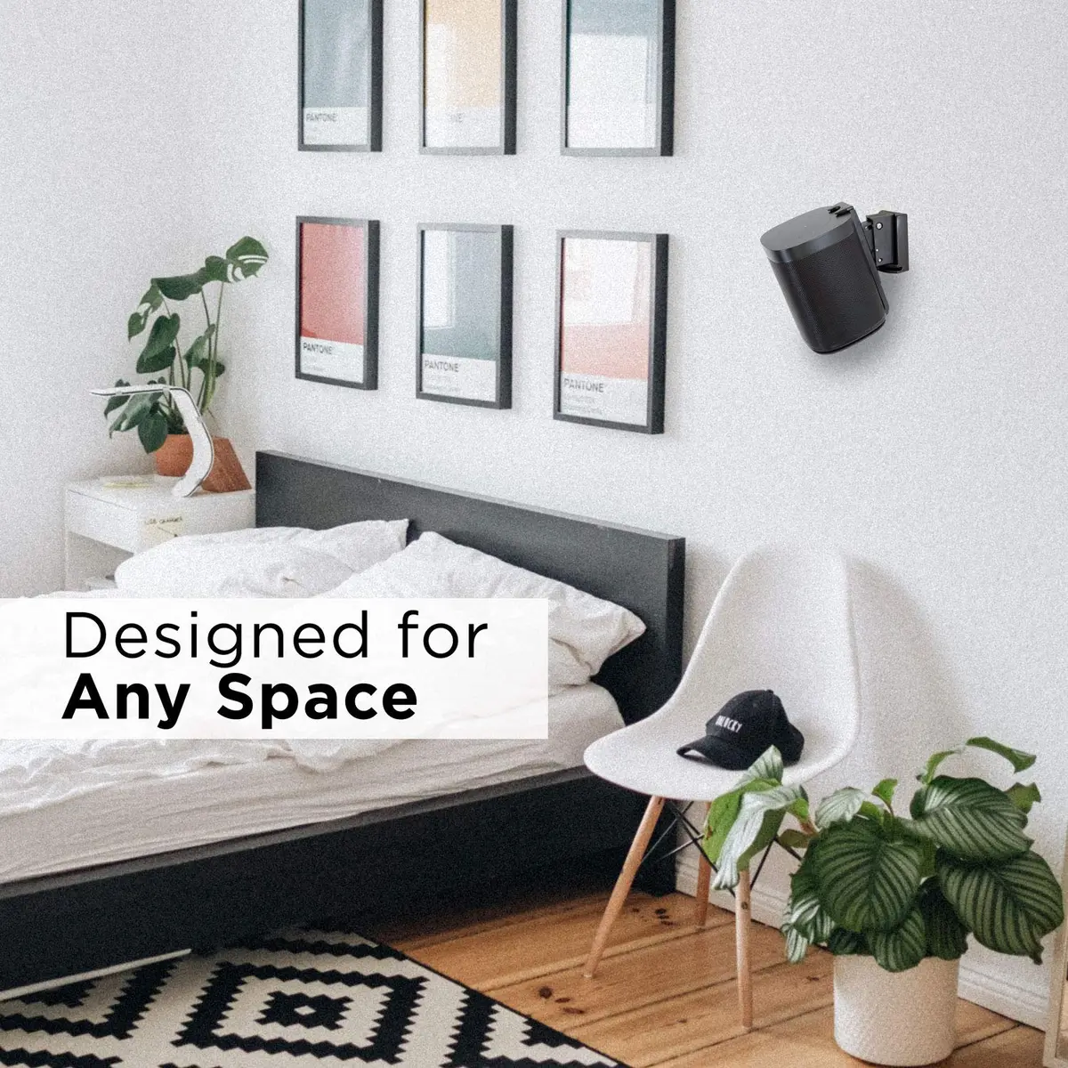 Mount-It! Adjustable Speaker Wall Mount for SONOS One, One SL & Play:1 | Space-Saving, Tilt & Swivel, Durable - view 7