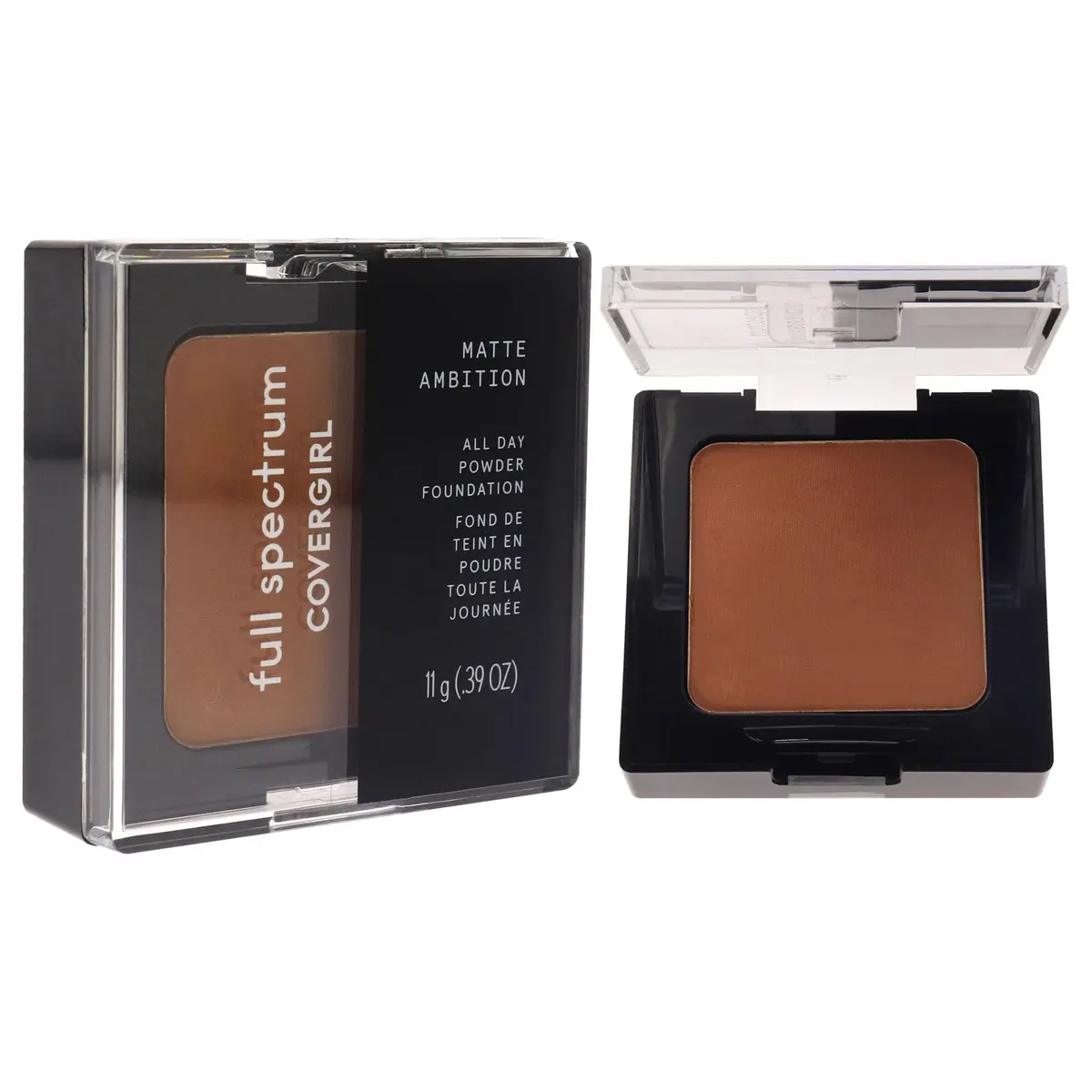 COVERGIRL Matte Ambition Powder Foundation Deep Cool 2 | All Day Matte Finish for All Skin Tones - view 3