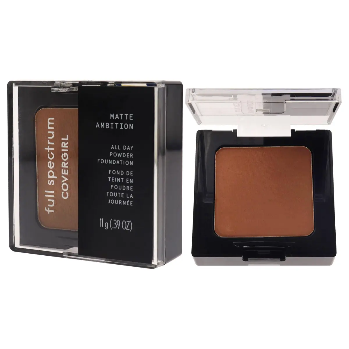 COVERGIRL Matte Ambition Powder Foundation Deep Cool 2 | All Day Matte Finish for All Skin Tones - view 4