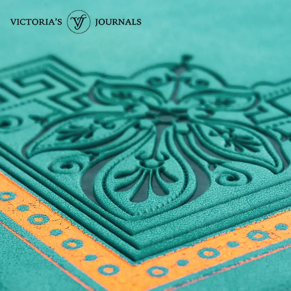 VICTORIA'S JOURNALS Vintage Journal Faux Leather Gilded Edge Hardcover | Elegant A5 Notebook for Creative Writing & Planning - view 3