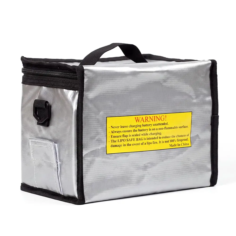 Zeee Fireproof Explosionproof Lipo Bag Battery Storage 21.5*16.5*14.5cm | Fire-Resistant LiPo Safety Bag - view 8