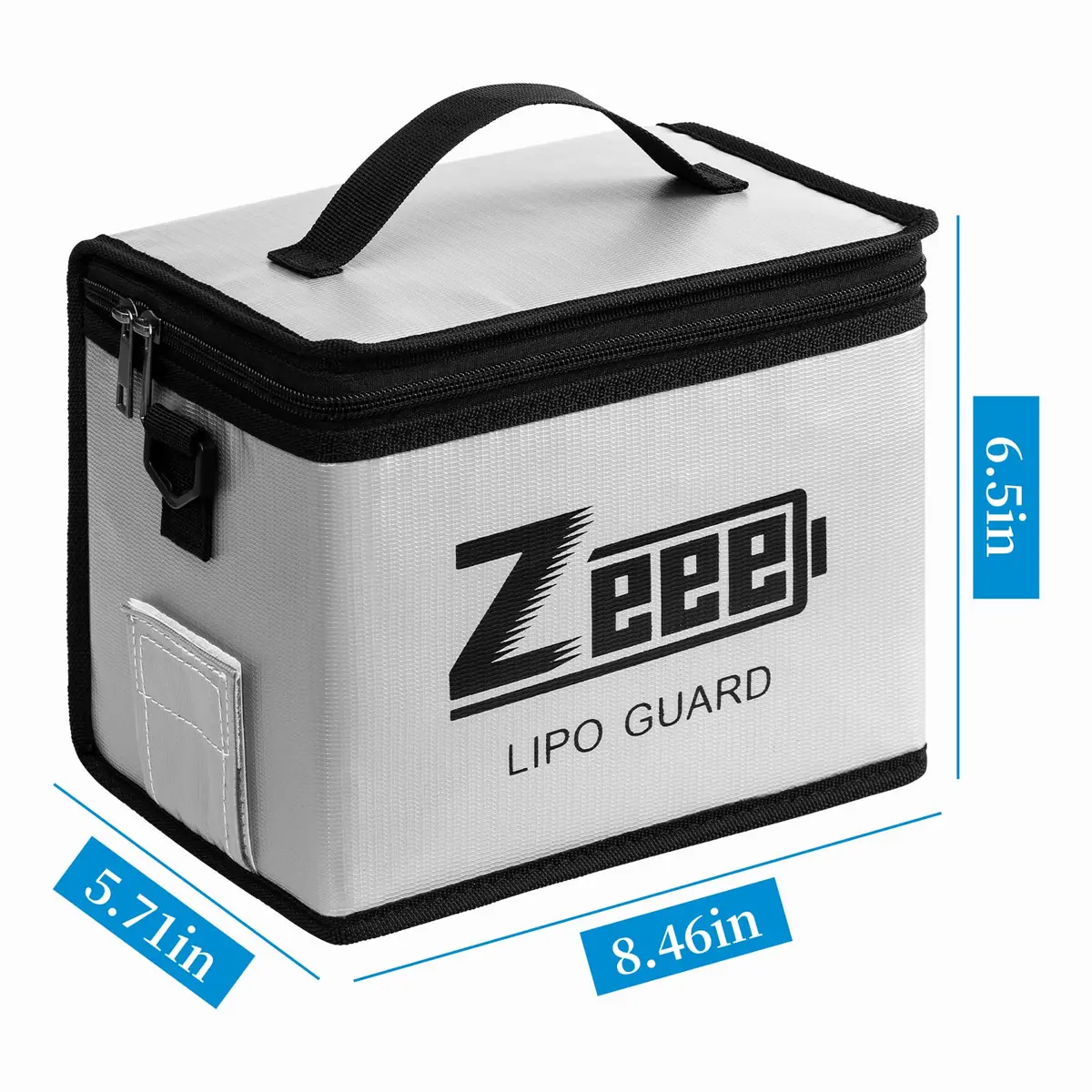 Zeee Fireproof Explosionproof Lipo Bag Battery Storage 21.5*16.5*14.5cm | Fire-Resistant LiPo Safety Bag - view 2