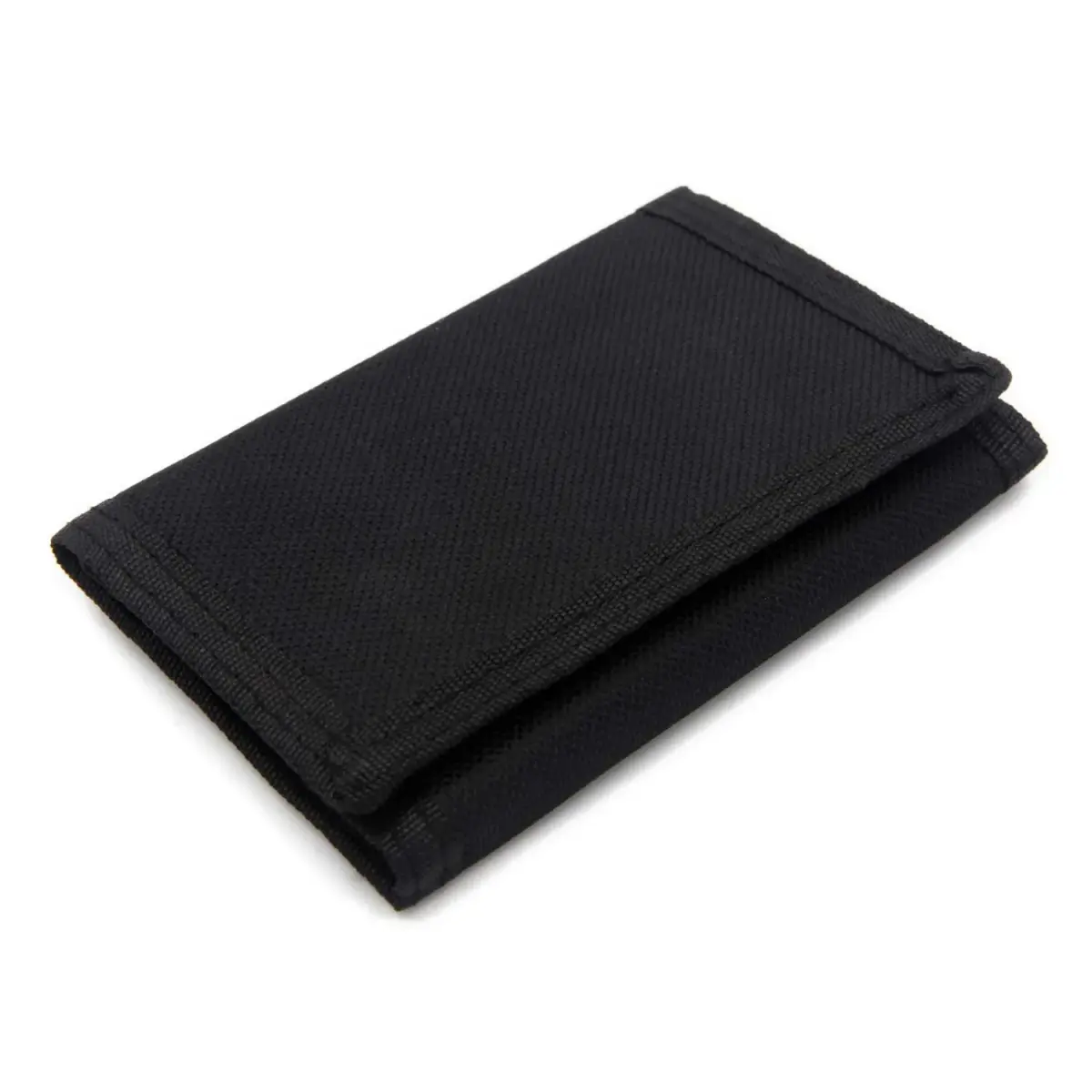 JONYEE Kids Camo Wallet with Hook & Loop Closure, 3 Card Slots, 4.7 x 3.2 x 0.5 Inches | Novelty Black Wallet for Boys and Girls - main product image