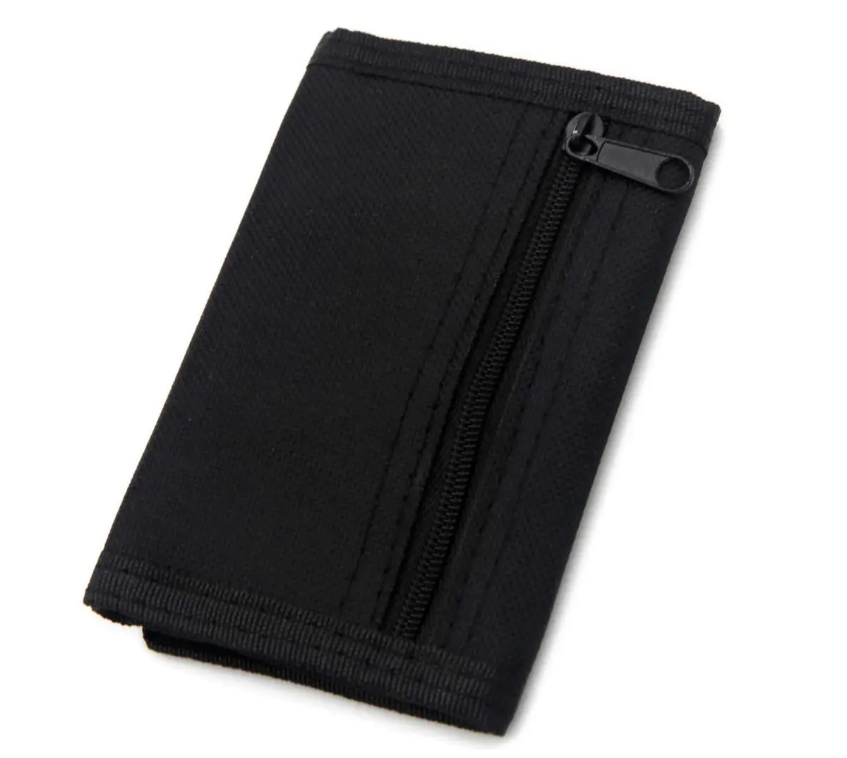 JONYEE Kids Camo Wallet with Hook & Loop Closure, 3 Card Slots, 4.7 x 3.2 x 0.5 Inches | Novelty Black Wallet for Boys and Girls - view 3