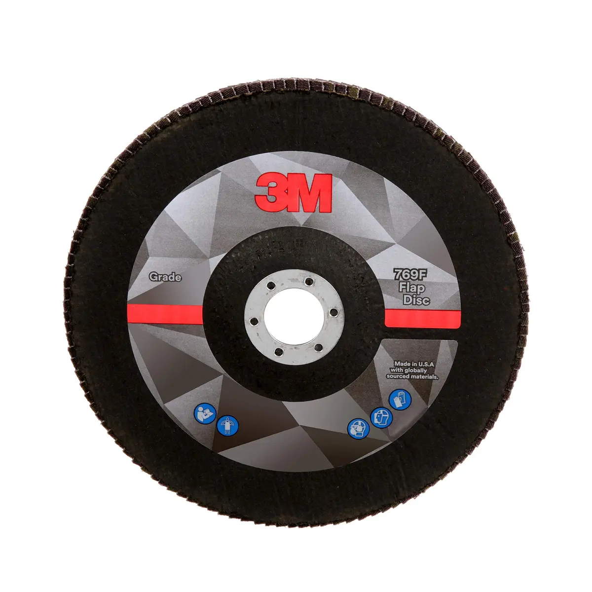 3M Flap Disc, 769F, 80+, T27, 7 in x 7/8 in | High-Performance Abrasive for Metalwork - main product image