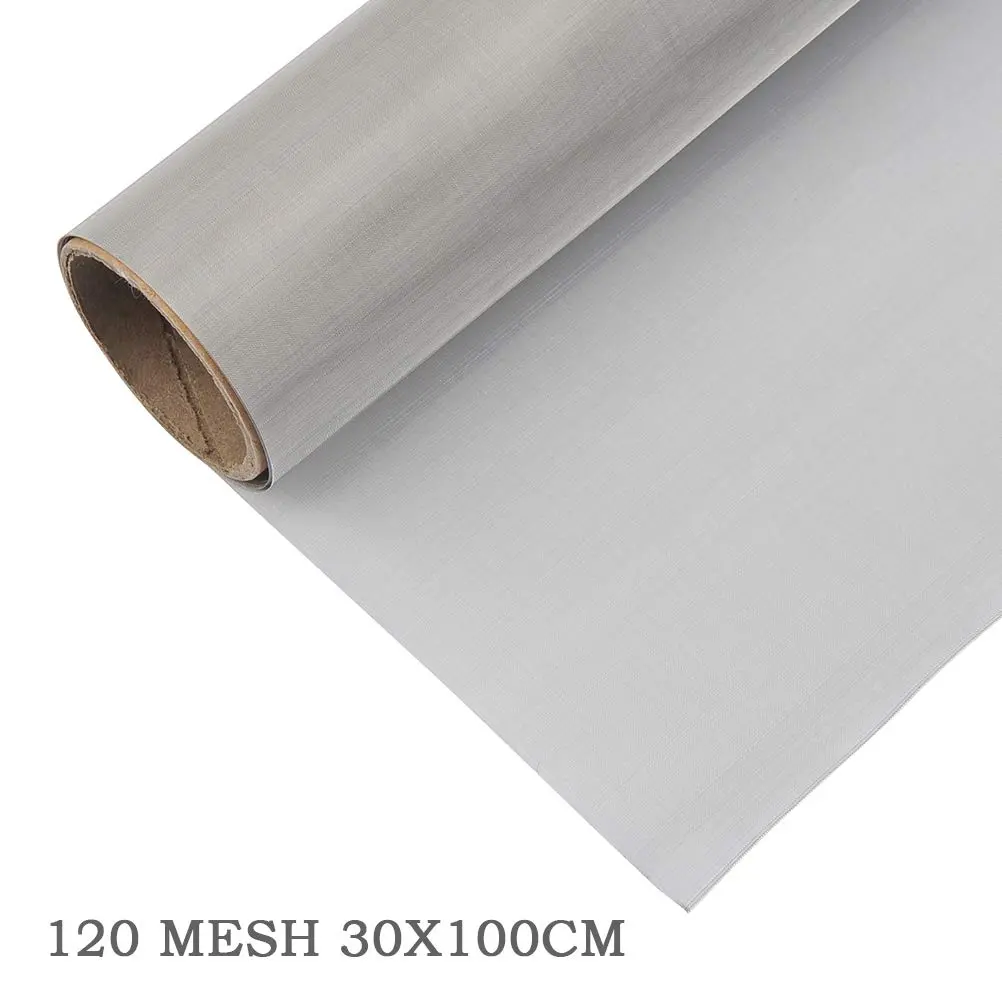 TIMESETL 304 Stainless Steel Woven Wire 120 Mesh | Durable Filtration Cloth for Industry & Home - view 2