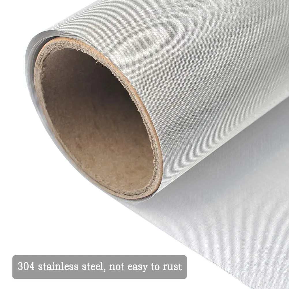 TIMESETL 304 Stainless Steel Woven Wire 120 Mesh | Durable Filtration Cloth for Industry & Home - view 3