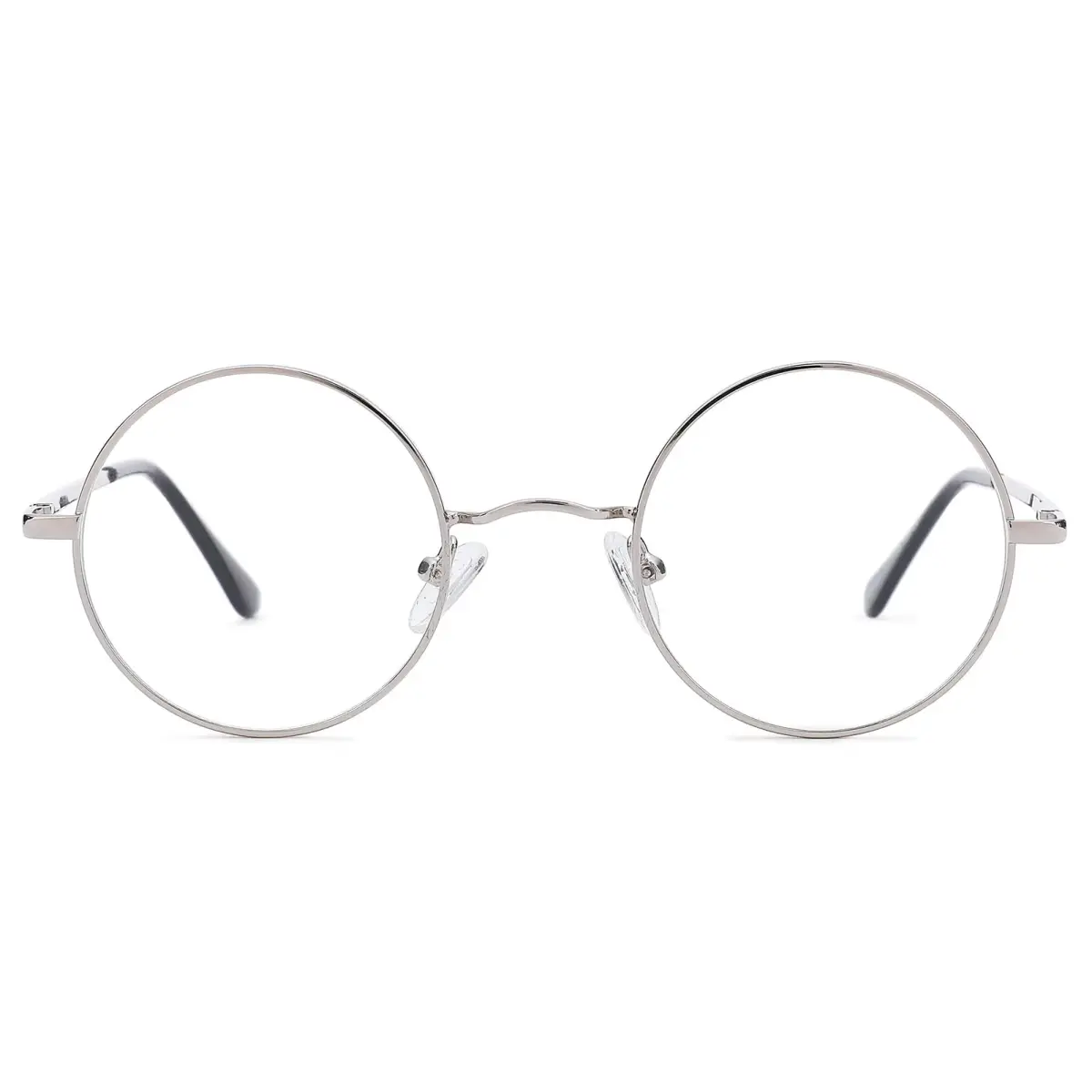 Pro Acme Retro Small Round Metal Frame Clear Lens Eyeglasses 46mm (1.81 inches) | Fashionable Non-Prescription Eyewear - view 7