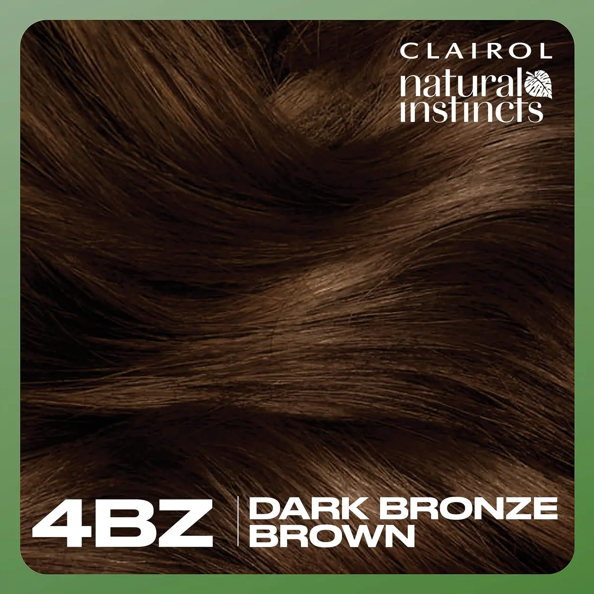 Clairol Natural Instincts Demi-Permanent Hair Dye 4BZ Dark Bronze Brown 525ml (17.55 Fl Oz) | Ammonia-Free Vegan Hair Color - view 8