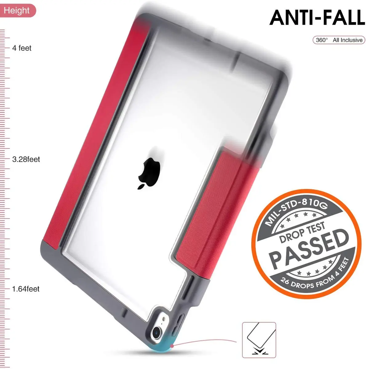 STM Dux Plus Rugged Case for Apple iPad Pro 12.9 2018 | Military Drop Test Certified - view 6