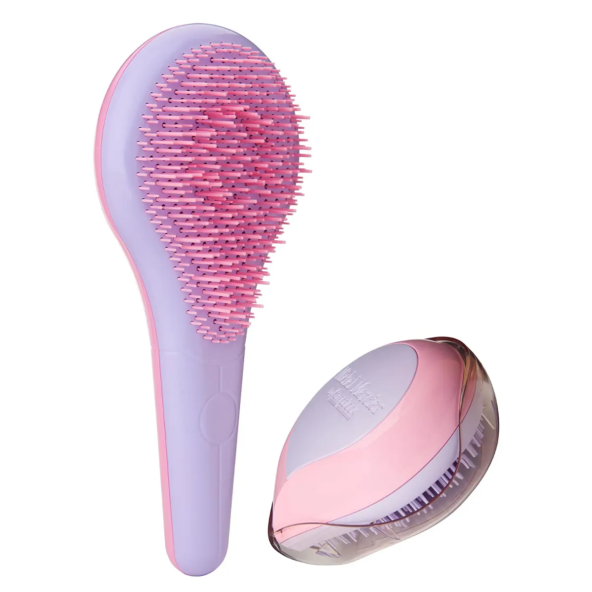 Michel Mercier Home and Travel Detangler Brush Set - Classic & Travel Size - Reduces Frizz & Breakage - Fine Hair - 2 Brushes - main product image