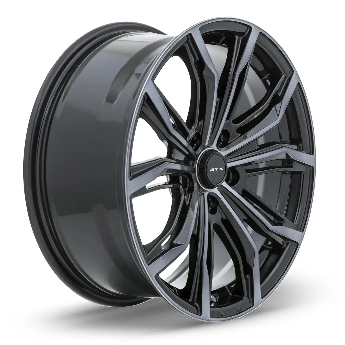 RTX Alloy Wheel Black Widow 18x8 5x120 ET35 CB74.1 | 18 inch Aluminum Wheel for Cars - view 5