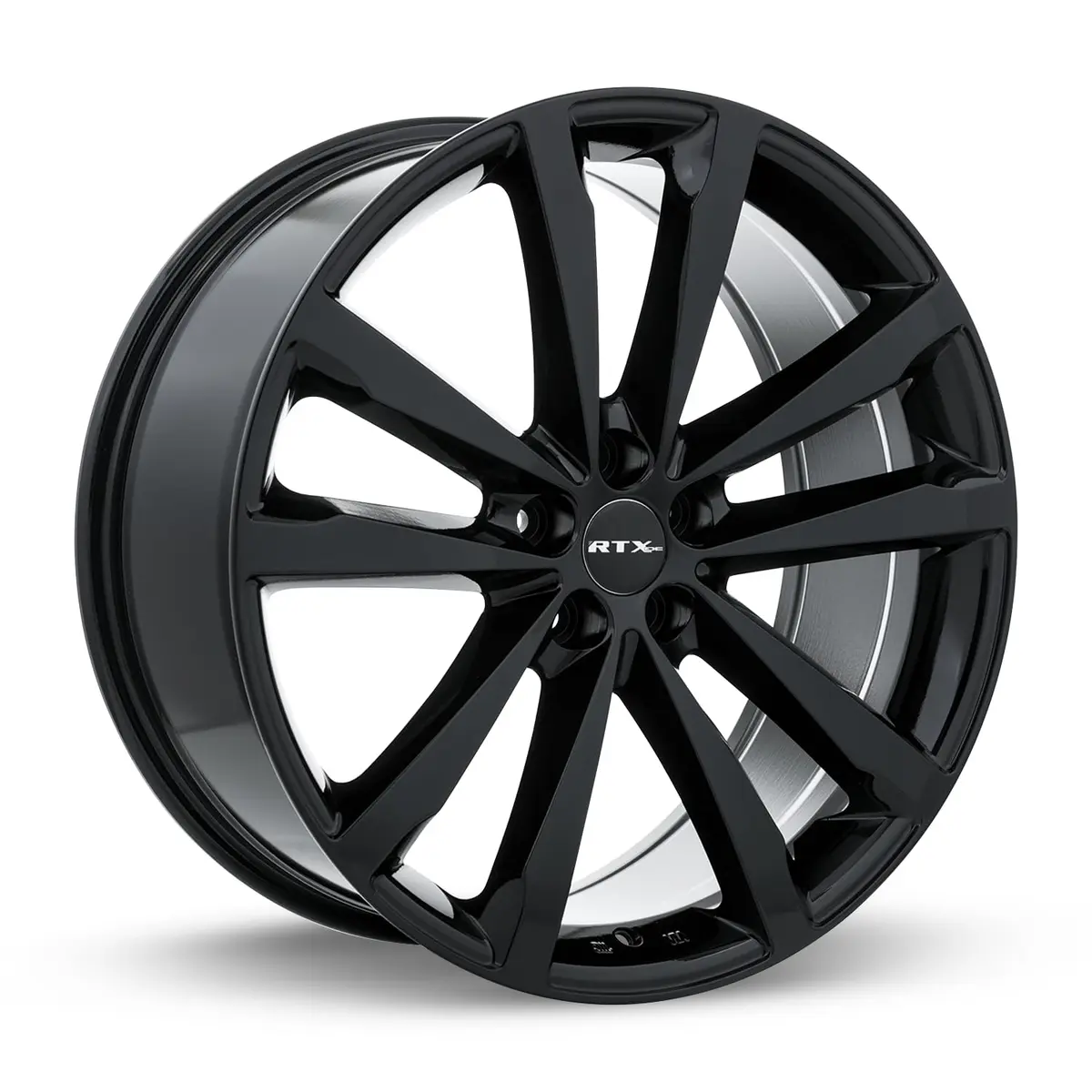RTX Alloy Wheel Whitley 19x8.5 5x108 ET38 CB63.4 Gloss Black | 19 Inch Aluminum Rim for Cars - main product image