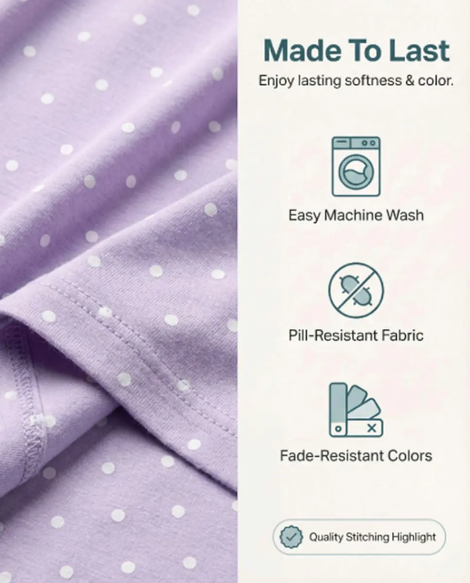 Real Essentials Women's Pajama Sets Short Sleeve | Silky Soft, Relaxed Fit, 2-Pack, US Sizing - view 3