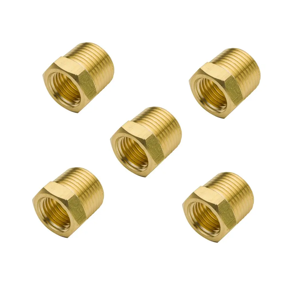 Legines NPT Bushing 3/4" Male x 3/8" Female | Brass Pipe Fitting for High-Pressure Use - main product image