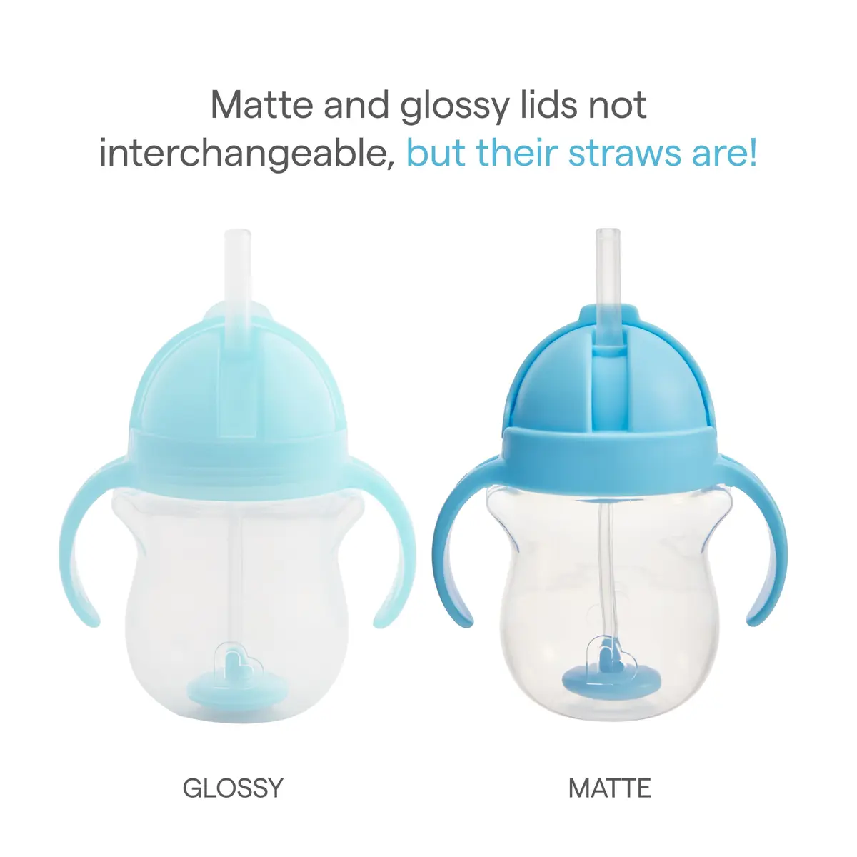 Munchkin Any Angle Sippy Cups for Toddlers 2 Pack | Spill Proof Weighted Straw with Handles - view 6