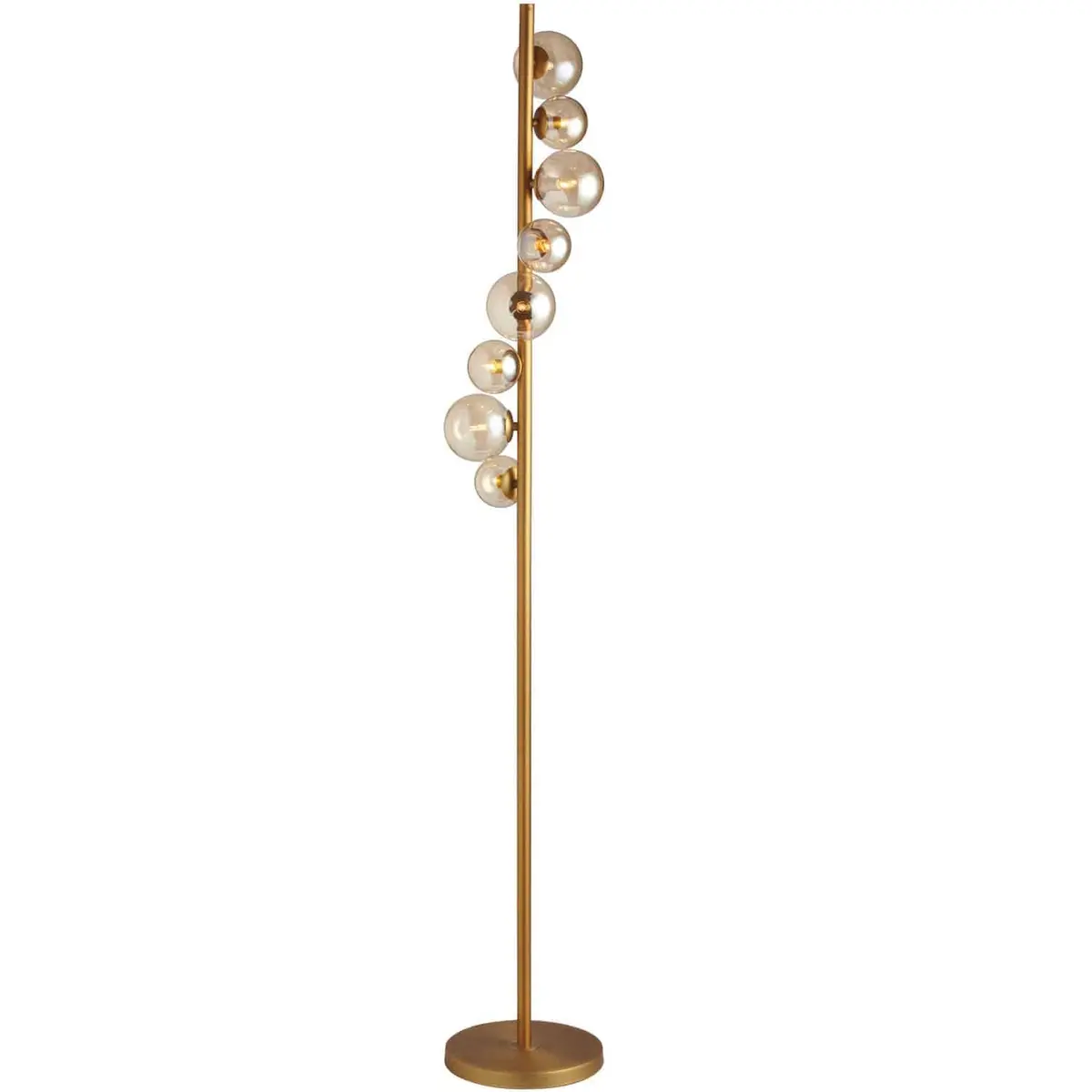 Dainolite 8 Light Vintage Bronze Floor Lamp | Halogen, 200W, Indoor Use - main product image