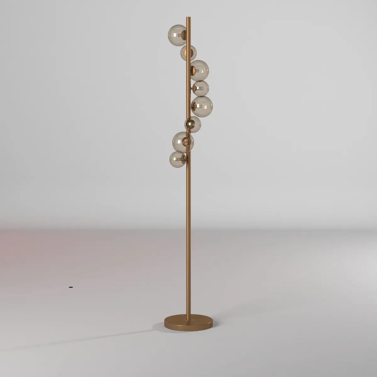 Dainolite 8 Light Vintage Bronze Floor Lamp | Halogen, 200W, Indoor Use - view 4