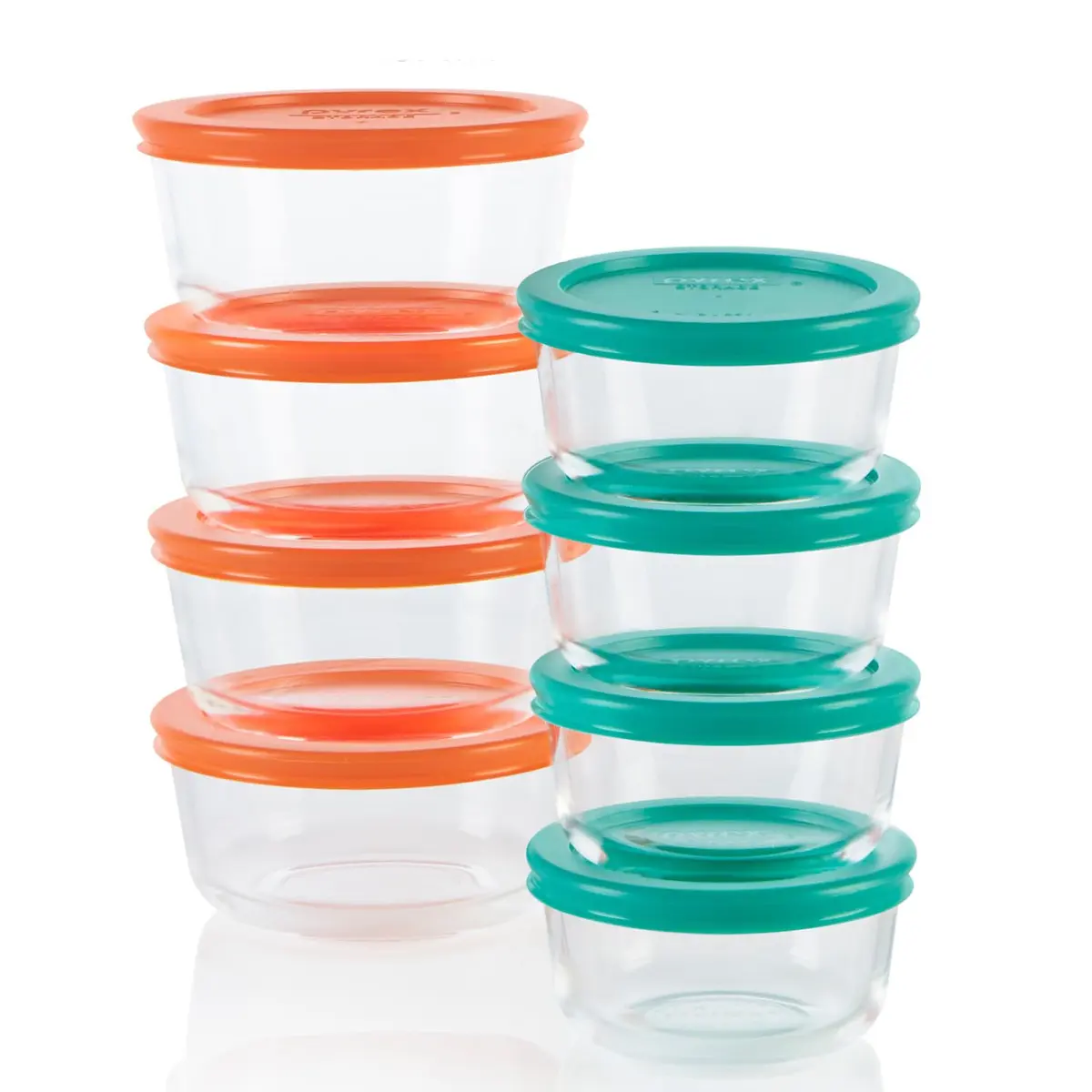 Pyrex Simply Store 16-Piece Small Glass Food Storage Containers Set with Lids | Airtight & Leak Resistant - main product image