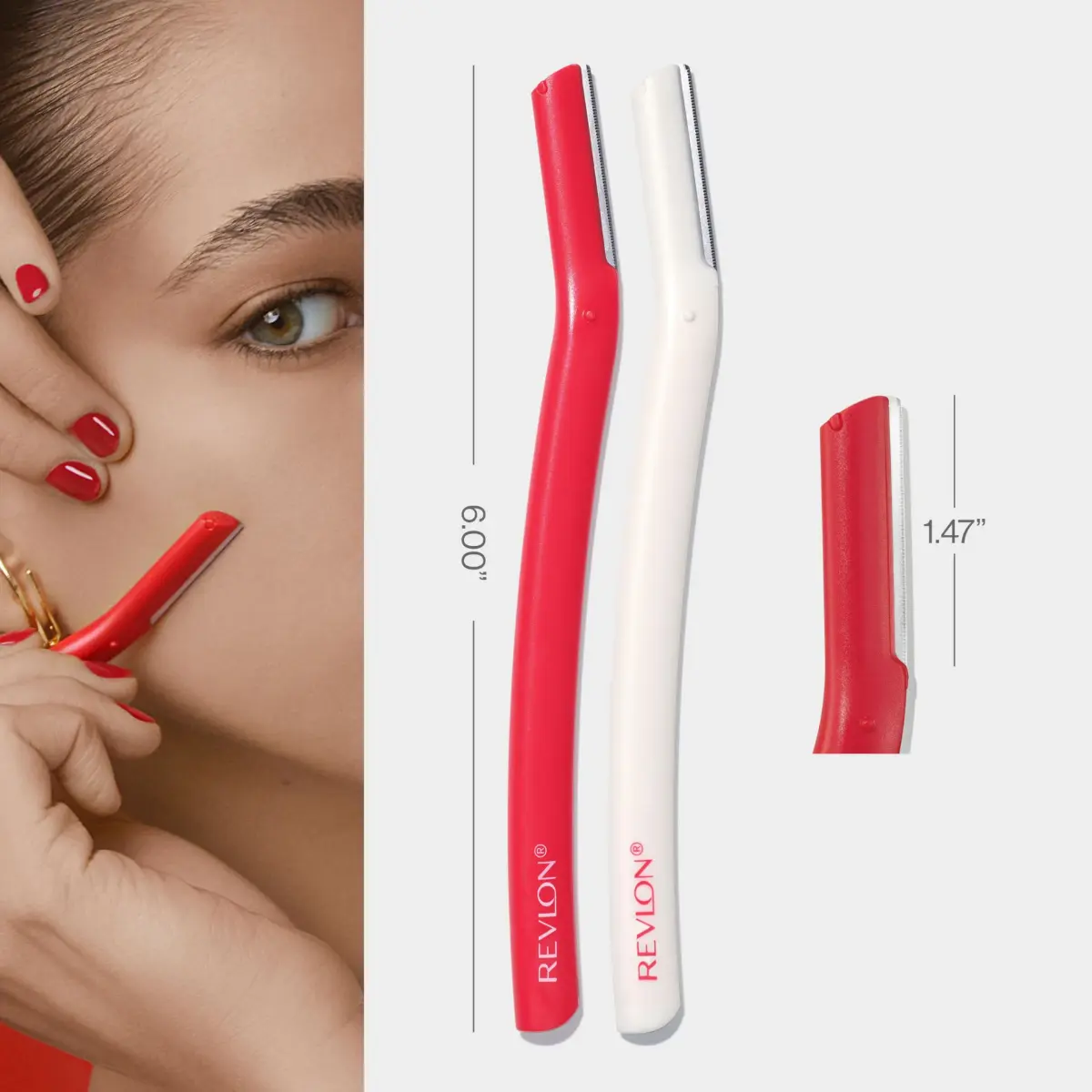 Revlon Face Defuzzers High Precision Hair Removal & Dermaplaning Blade 2 Count | Smooth Skin - view 4
