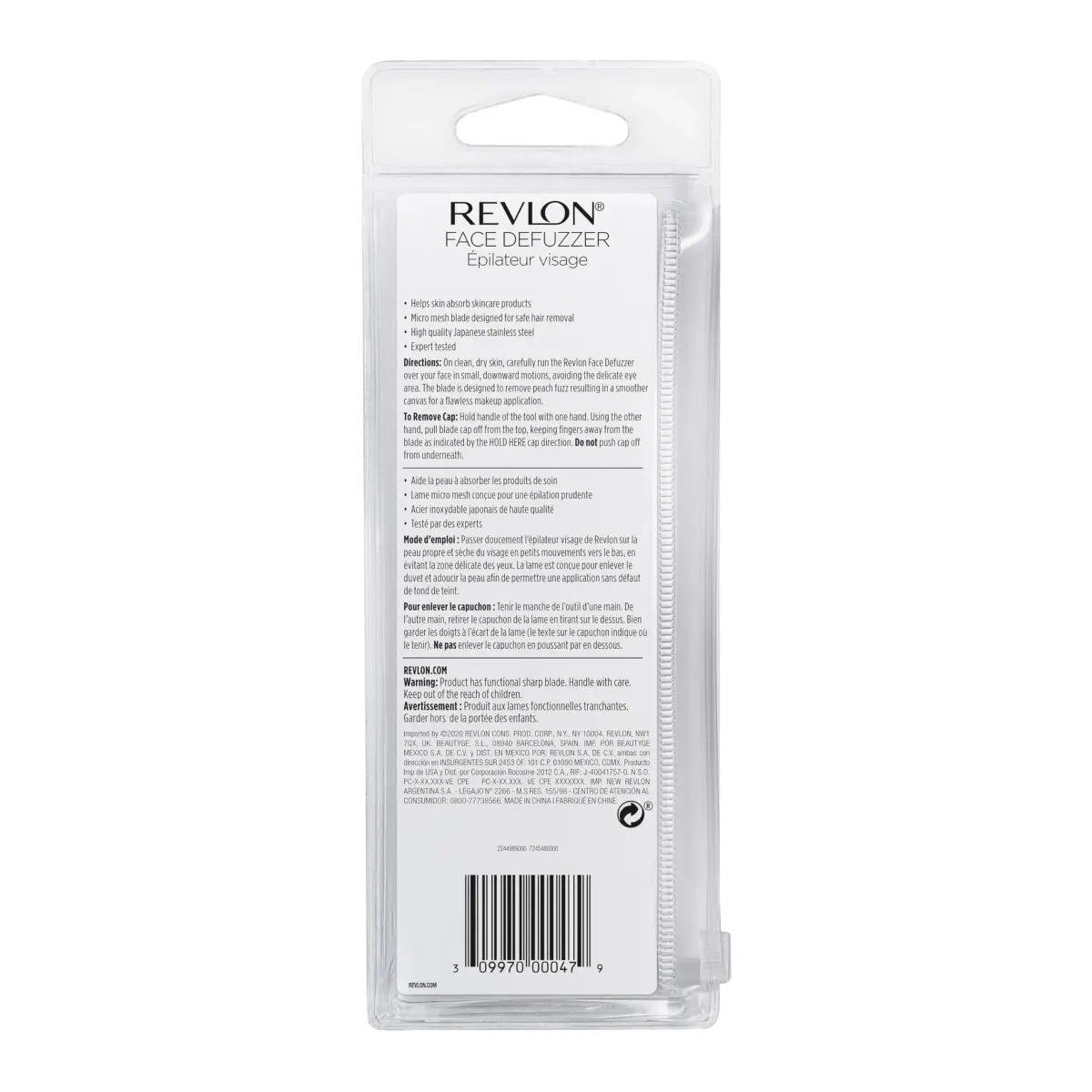 Revlon Face Defuzzers High Precision Hair Removal & Dermaplaning Blade 2 Count | Smooth Skin - view 6
