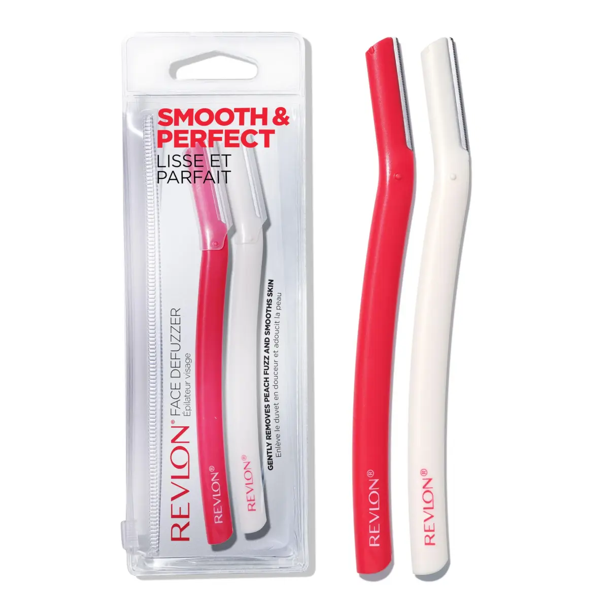 Revlon Face Defuzzers High Precision Hair Removal & Dermaplaning Blade 2 Count | Smooth Skin - main product image