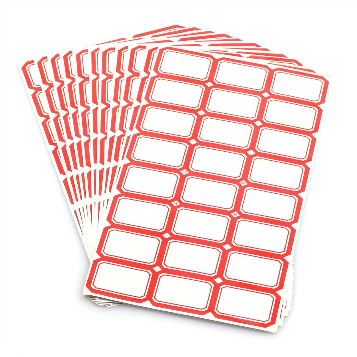 PZRT Label Stickers 288pcs | Multi-Purpose Office & School Labels, 3.9x2.5cm - main product image