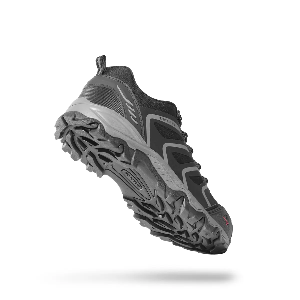 NORTIV 8 Men's Waterproof Hiking Shoes Low Top Black/Dark/Grey 23.6cm (9.3in) - view 2