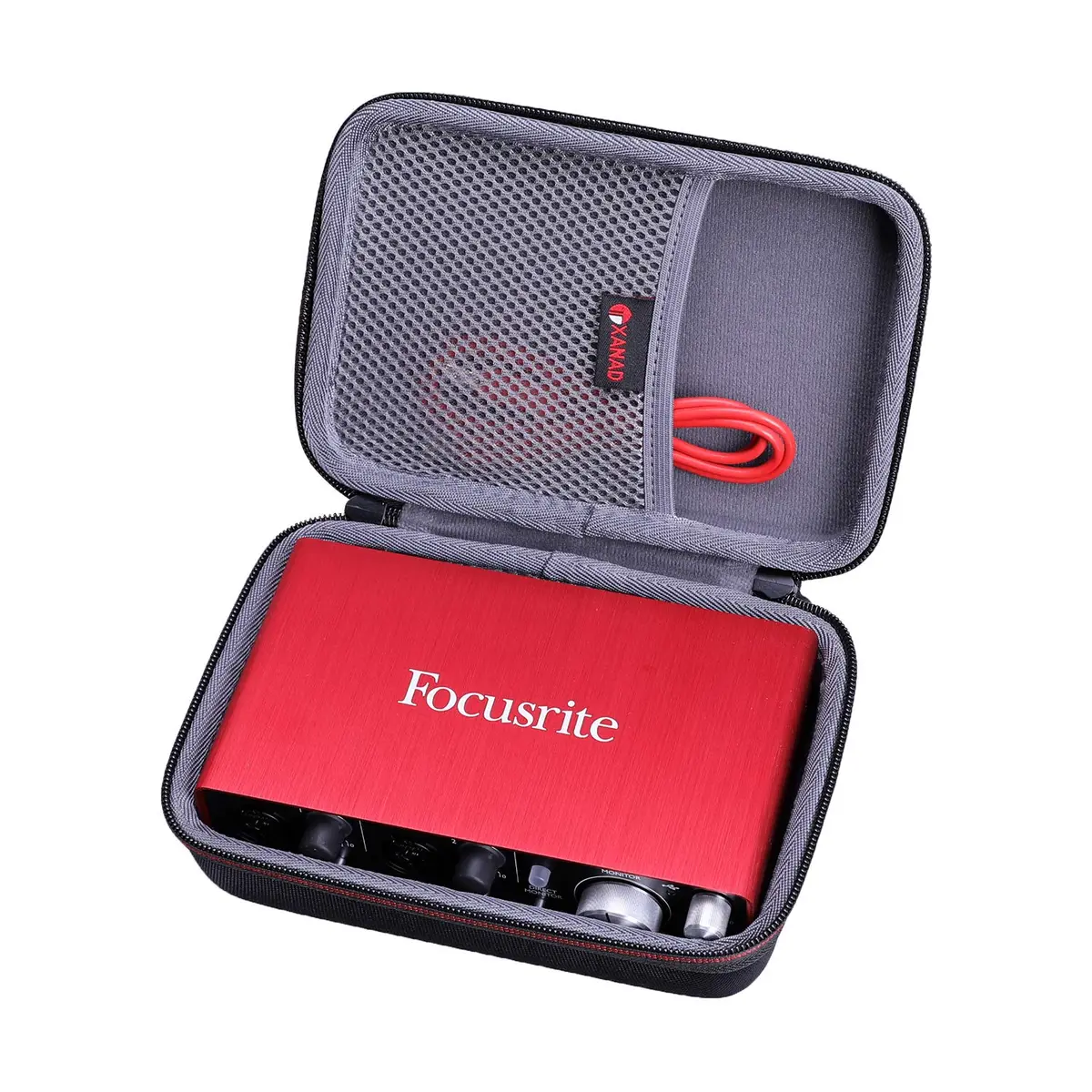 XANAD Hard Case for Focusrite Scarlett Solo/2i2 3rd Gen Audio Interface | Durable Shockproof Design - main product image