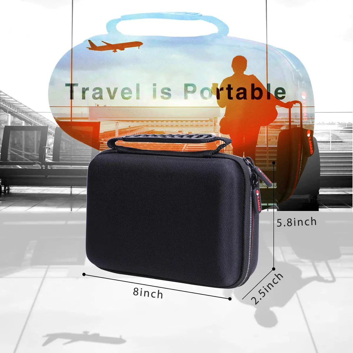 XANAD Hard Case for Focusrite Scarlett Solo/2i2 3rd Gen Audio Interface | Durable Shockproof Design - view 3