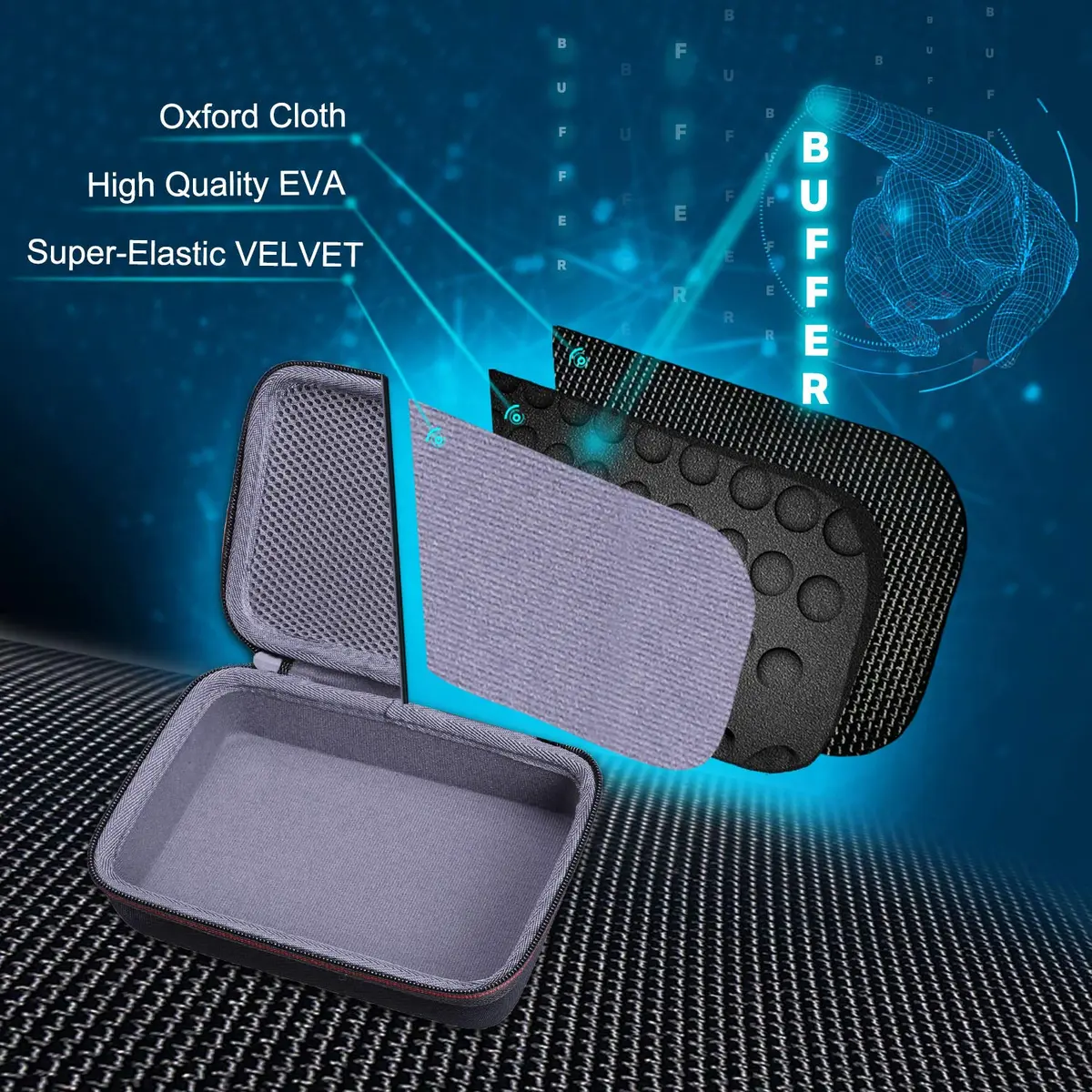 XANAD Hard Case for Focusrite Scarlett Solo/2i2 3rd Gen Audio Interface | Durable Shockproof Design - view 4