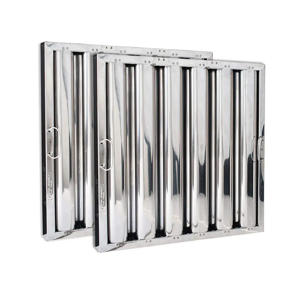 Kleen-Gard Stainless Steel Commercial Kitchen Hood Filter, 20H x 25W | Heavy-Duty Grease Filter for Restaurant Exhausts - main product image