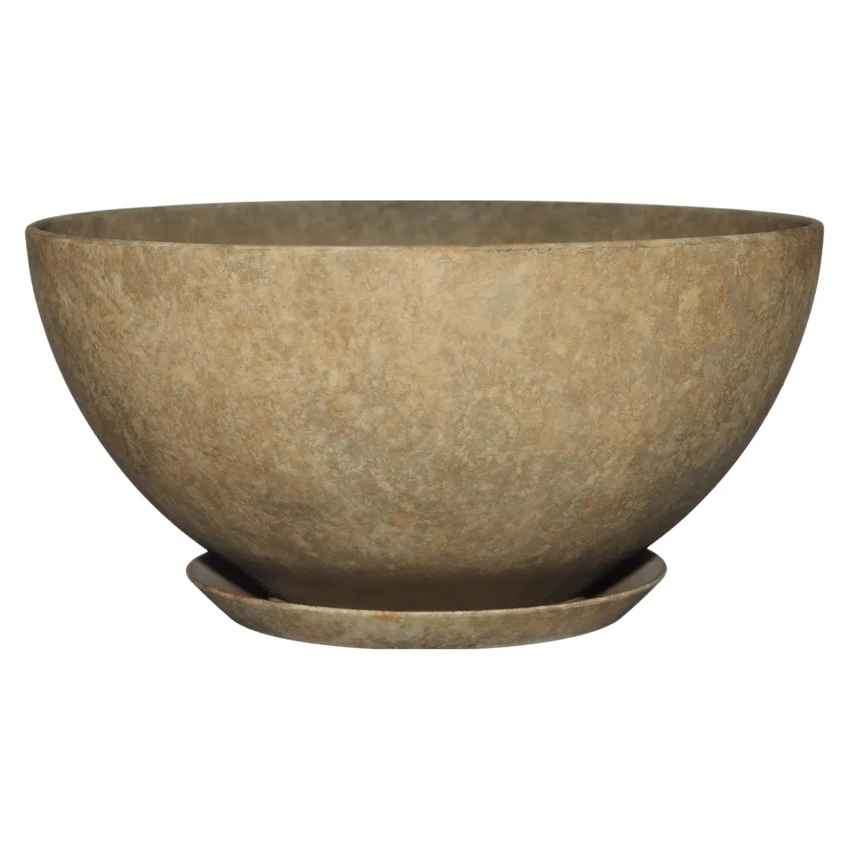 Classic Home & Garden GROWSCAPE Rosie Planter Bowl, 10” Earth | Weather-Resistant Resin with Drainage - main product image