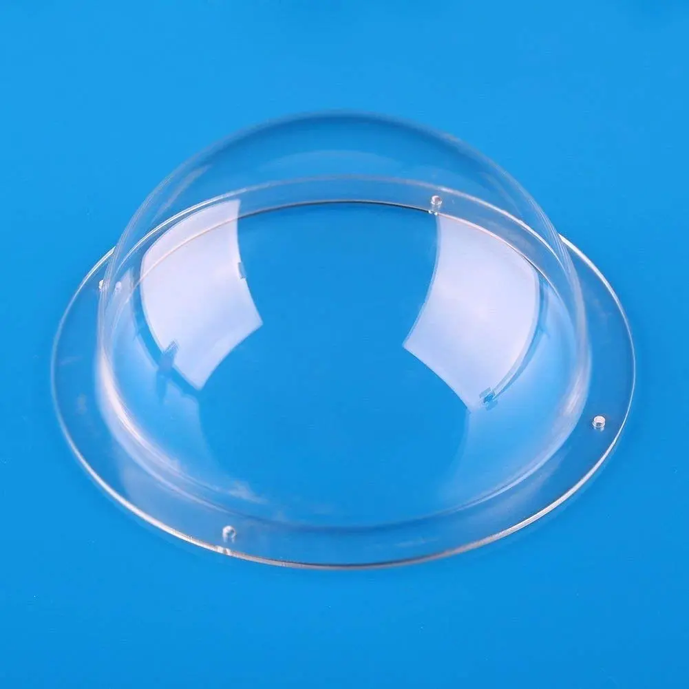 F-ber Transparent Acrylic Dome Camera Cover 100mm (3.94 Inch) | CCTV Replacement Housing with 4 Mounting Holes - main product image