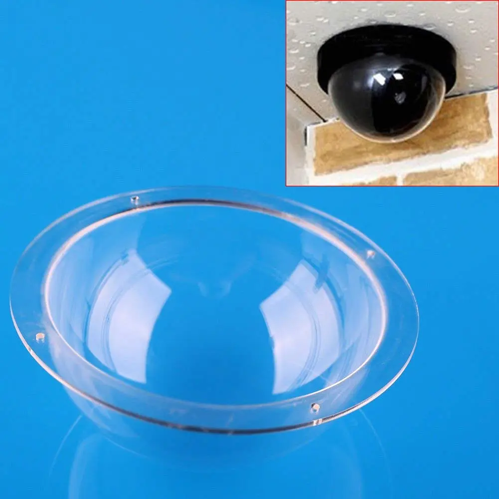 F-ber Transparent Acrylic Dome Camera Cover 100mm (3.94 Inch) | CCTV Replacement Housing with 4 Mounting Holes - view 3