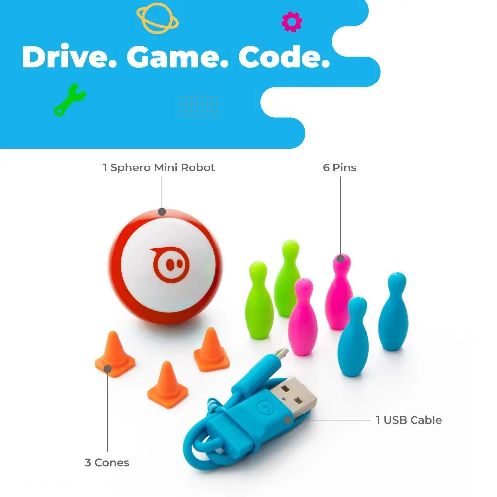 Sphero Mini Red Coding Robot Ball - 5.69cm (2.24 inch) | Interactive STEM Toy for Kids & Teens - view 2