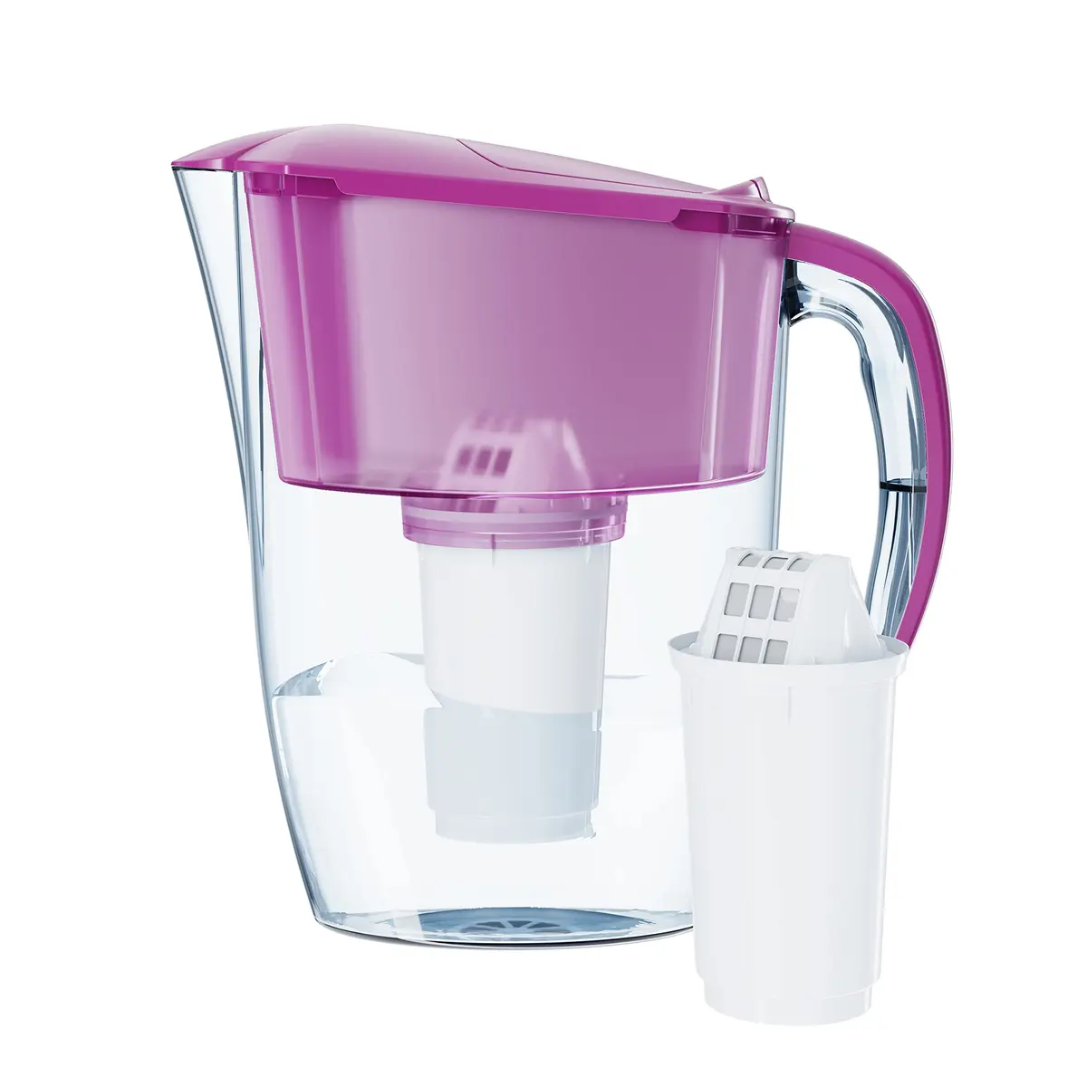 AQUAPHOR Smile Water Filter Jug - 2.9L | Magnesium Enriched, Space-Saving, Fits Fridge Door - view 5