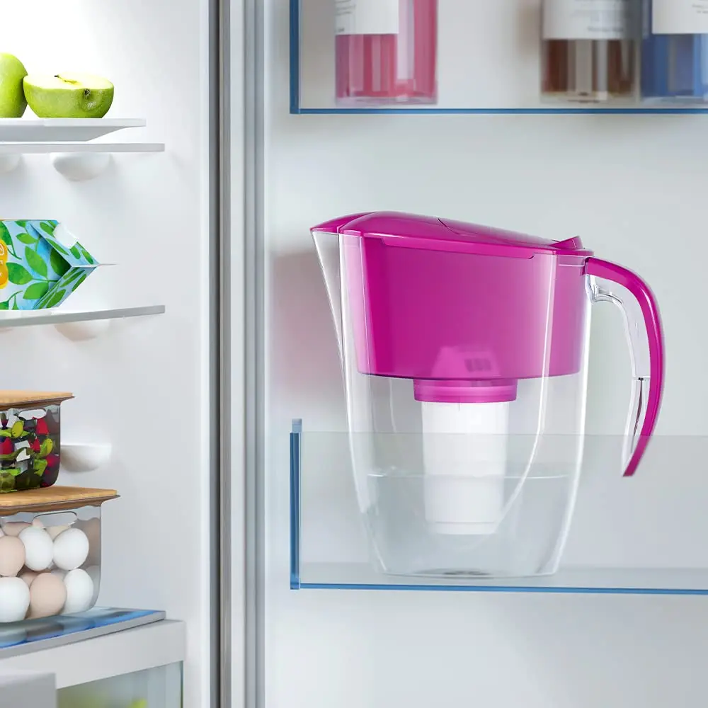AQUAPHOR Smile Water Filter Jug - 2.9L | Magnesium Enriched, Space-Saving, Fits Fridge Door - view 2