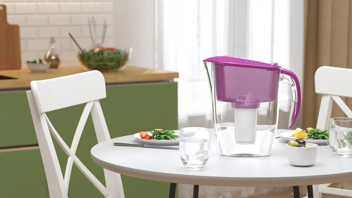 AQUAPHOR Smile Water Filter Jug - 2.9L | Magnesium Enriched, Space-Saving, Fits Fridge Door - view 3