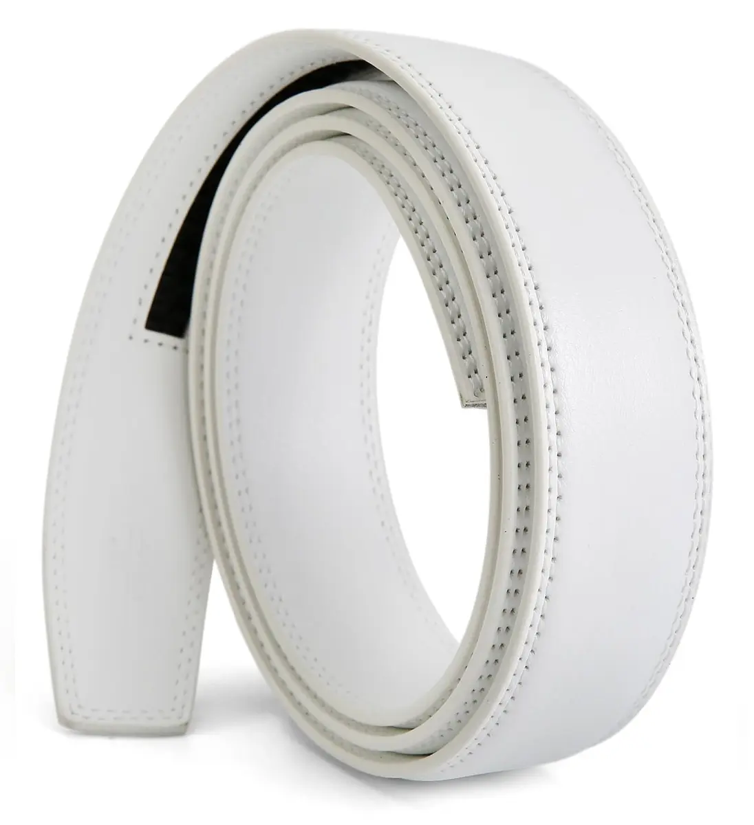 Nelbons 35mm/1 3/8" Men's Ratchet Belt Strap | Fits 40mm Buckles, Leather, Adjustable - main product image