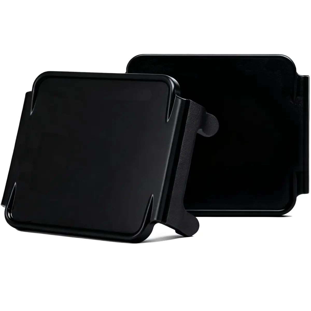 SWATOW INDUSTRIES Black 3 Inch Pod Light Covers (2-Pack) | Street Legal Protective Polycarbonate Lens Covers - main product image