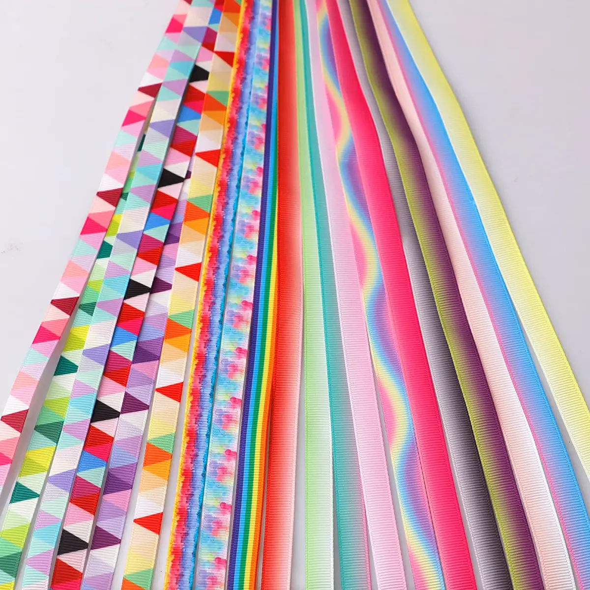 QingHan 3/8" Grosgrain Ribbon 160yd (480ft) | 80 Vibrant Colors for Crafts & Gift Wrapping - view 4
