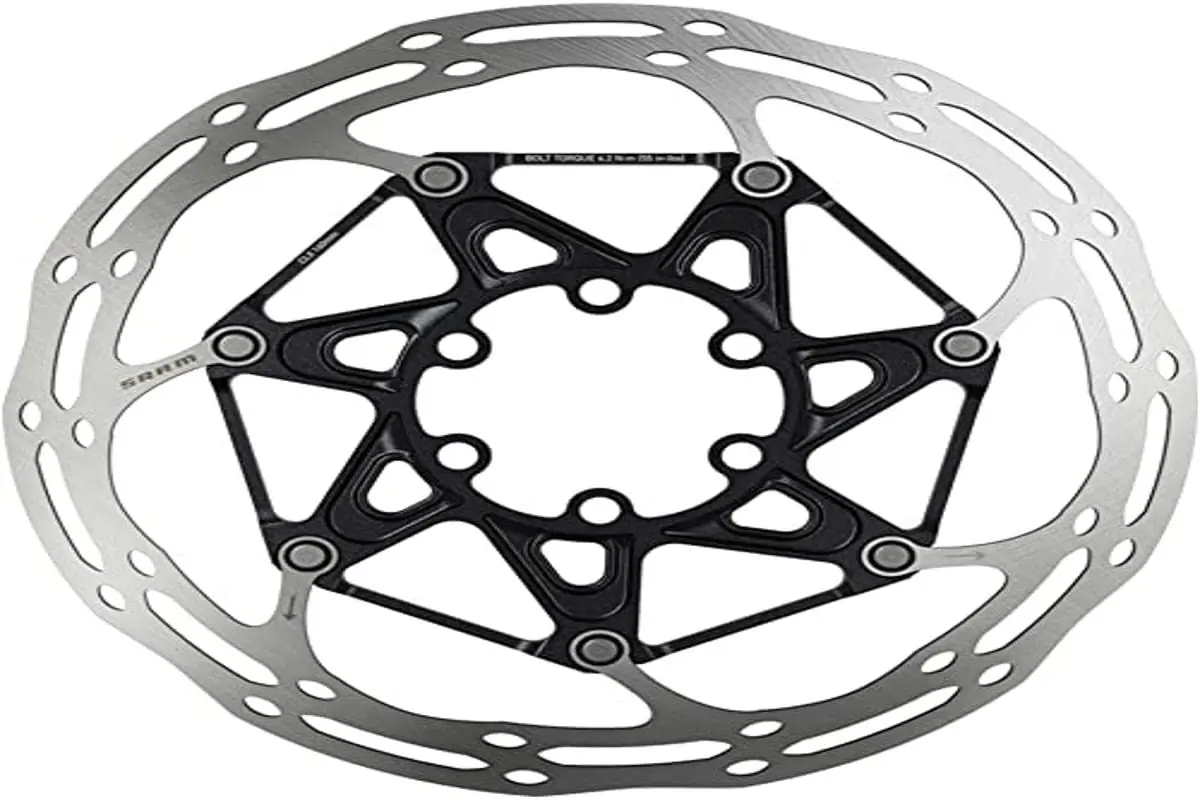 SRAM Centerline X Disc Brake Rotor 160mm | 6-Bolt Steel Bolts, Black, Solid - main product image