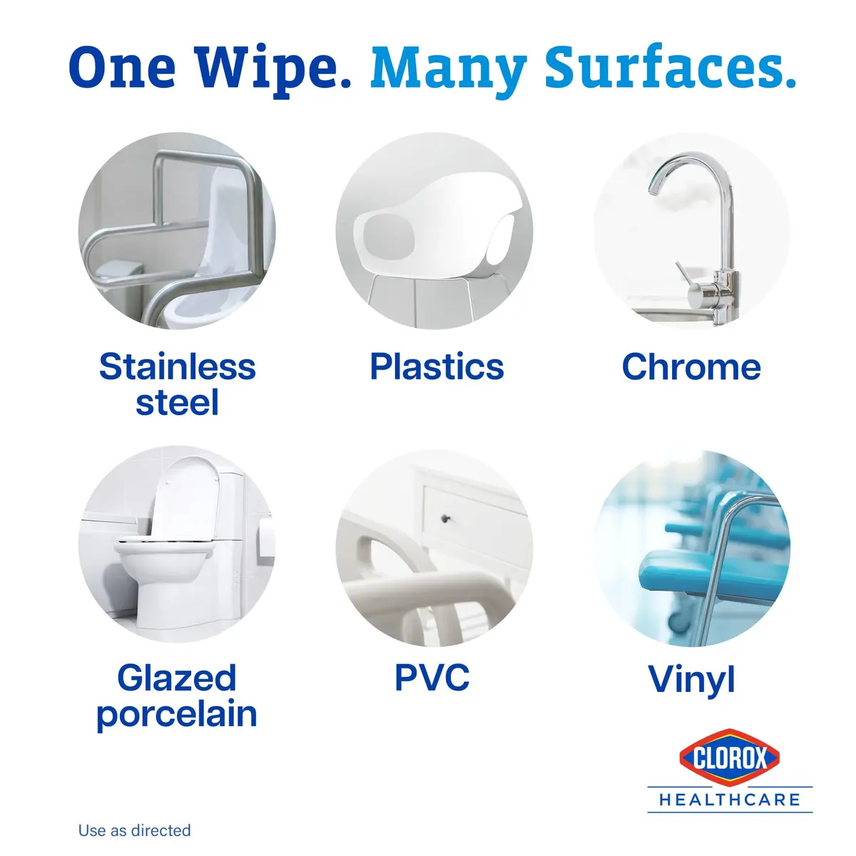 Clorox VersaSure Disinfectant Wipes 110 Count Refill | Alcohol-Free, Hospital-Grade Surface Cleaner (70-120c) - view 6